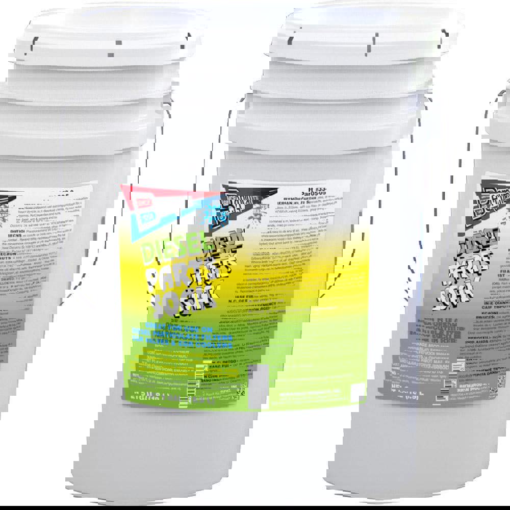 Automotive Cleaners & Degreaser; Product Type: Diesel Parts Soak - 5 Gal ; Container Type: Pail ; Container Size: 5 gal (Pail) ; Flammability: Non-Flammable ; Chlorinated: No ; UNSPSC Code: 47131828